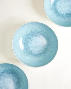 Alcachofra Servierschale grünblau
