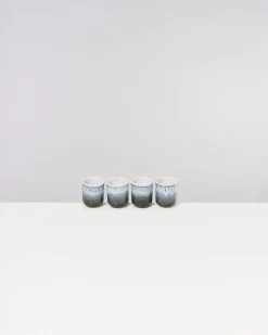 Alcachofra - Set of 4 Espressocups black