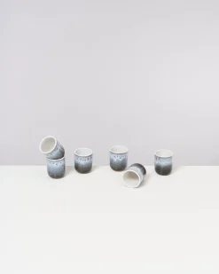 Alcachofra - Set of 6 Espressocups black