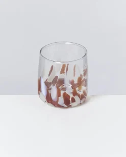 Alegria - Glass small big drops amber sand