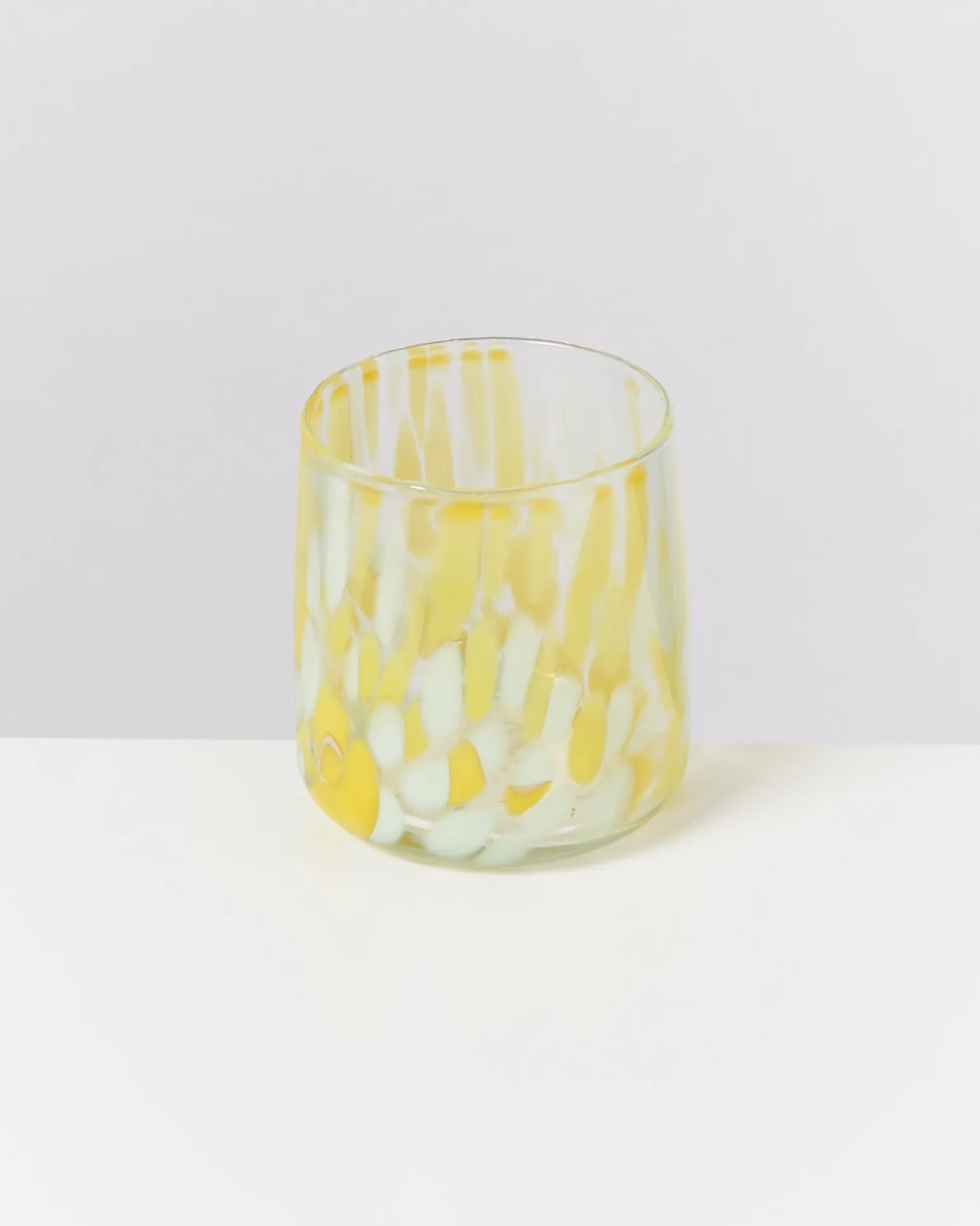 Alegria - Glass small big drops yellow