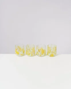 Alegria - Glass small big drops yellow