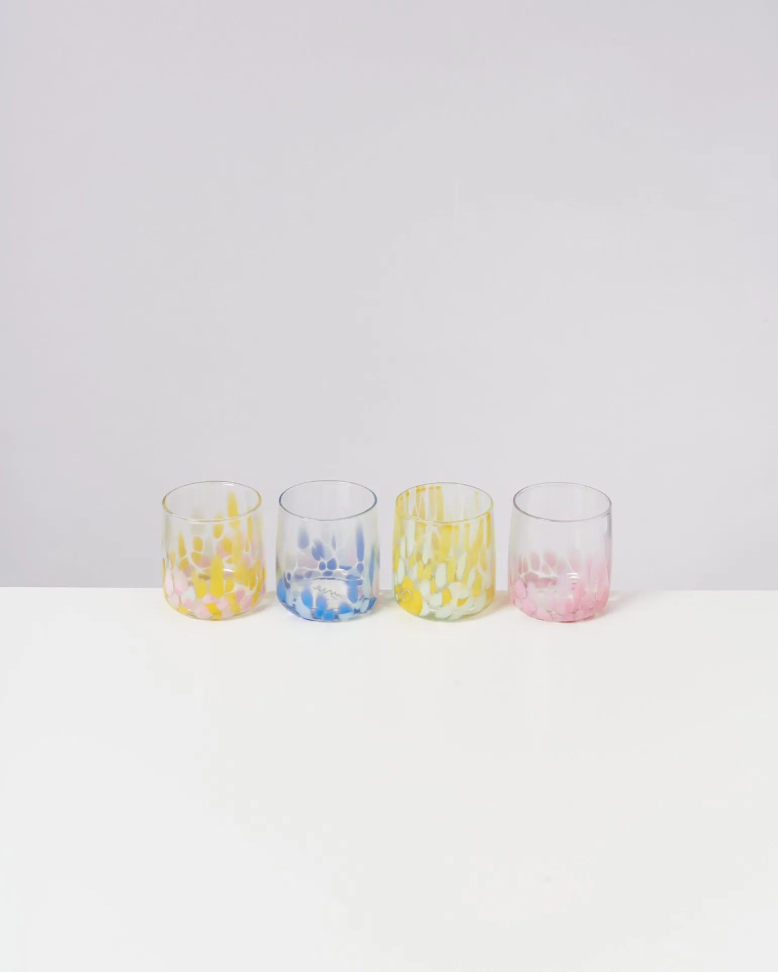 Alegria - Glass small big drops yellow