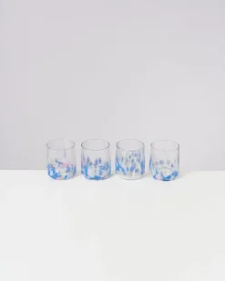 Alegria - Glass small big drops blue