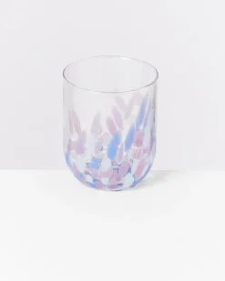 Alegria - Set of 6 glasses large drops lilac
