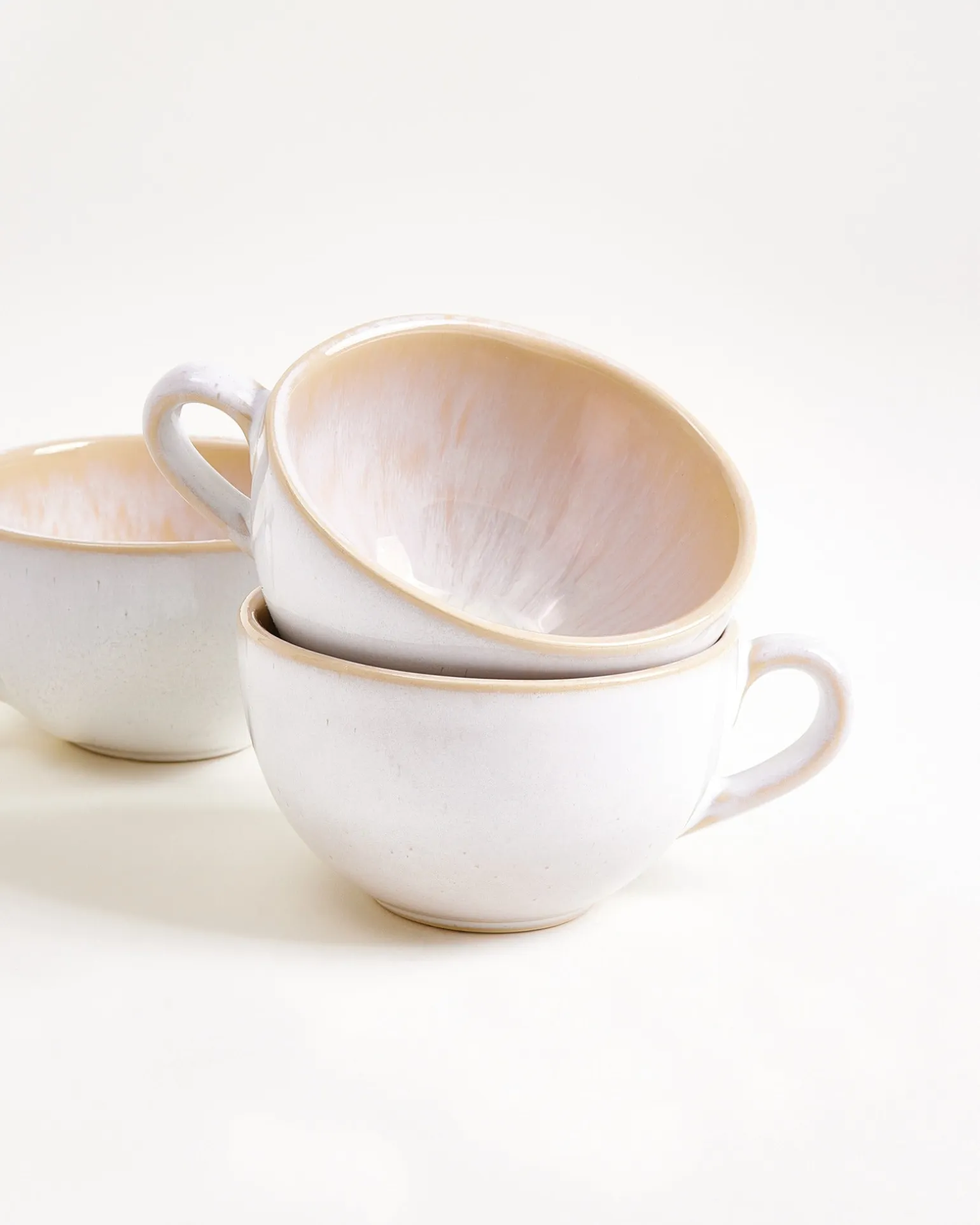 Areia Cappuccinotasse & Untertasse klein classic sand 4er-Set