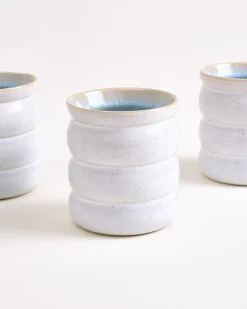 Areia - Large cup Bubble azure Set of 6