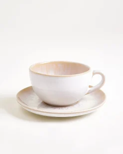 Areia 4-Piece Set Cappuccino Cup & Small Saucer classic sand