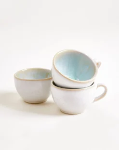Areia 6-Piece Set Espresso Cup & Espresso Saucer classic azure