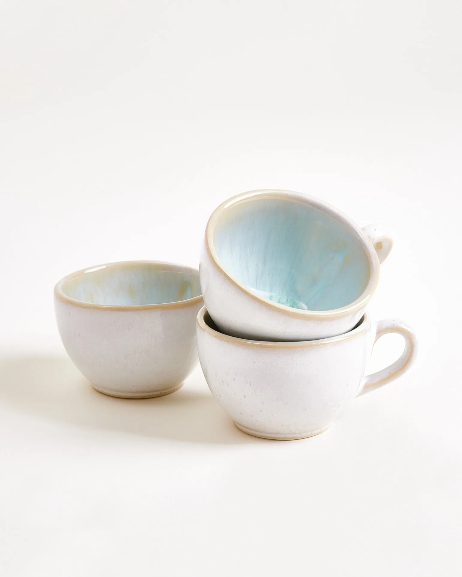 Areia 6-Piece Set Espresso Cup & Espresso Saucer classic azure