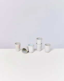 Areia - Set of 6 Espressocups azure