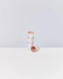 Areia - Set of 4 Espressocups pink