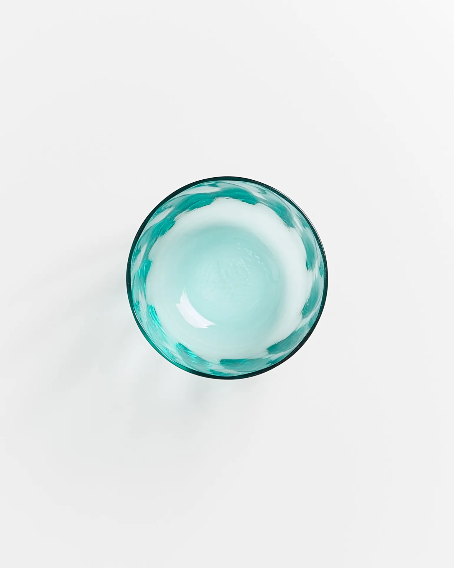 Calma - Glass small swirl green