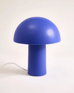 Cogumelo - Ceramic lamp dark blue