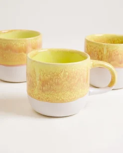 Coimbra - Large mug yellow Set of 6
