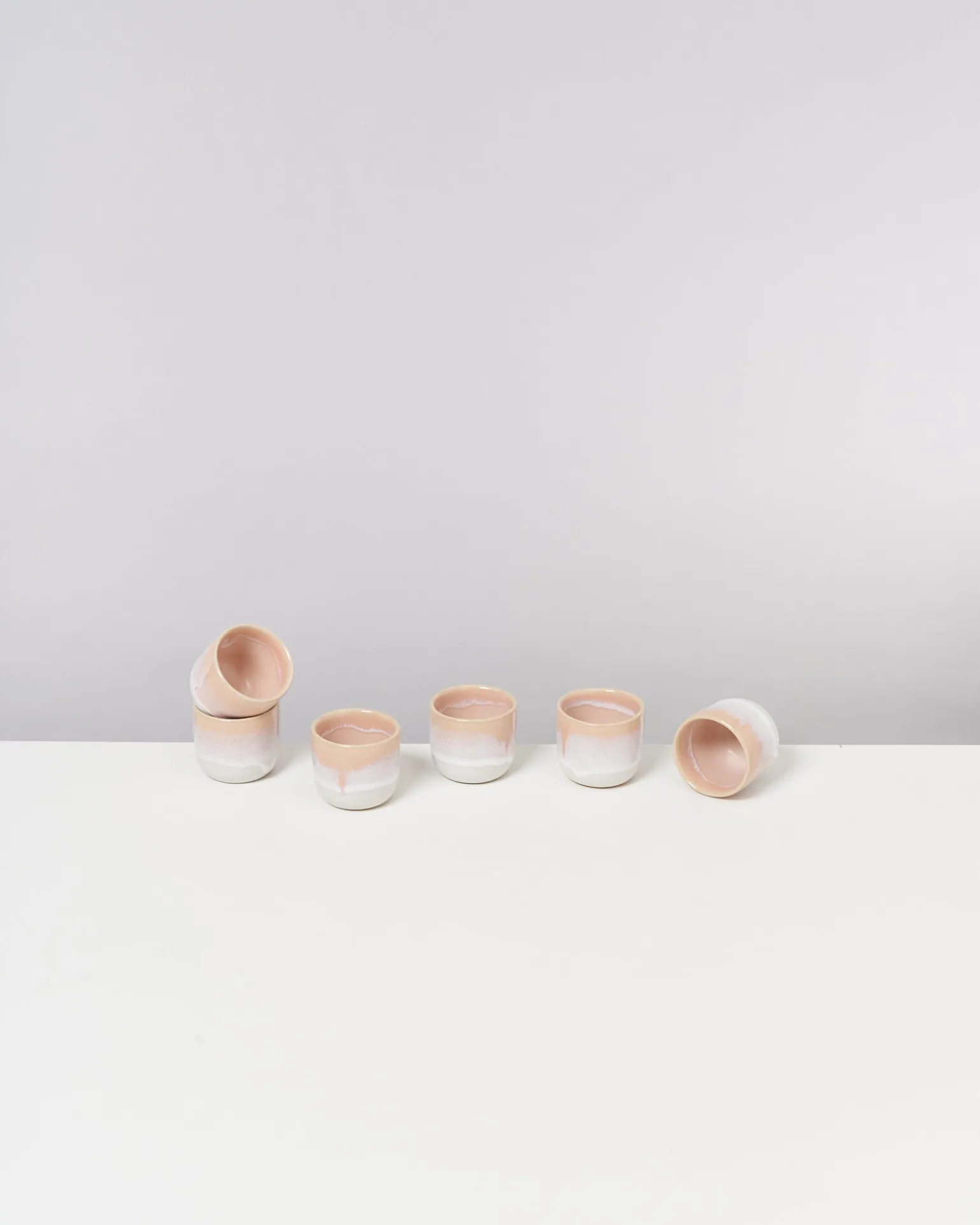 Coimbra - Set of 6 Espressocups apricot