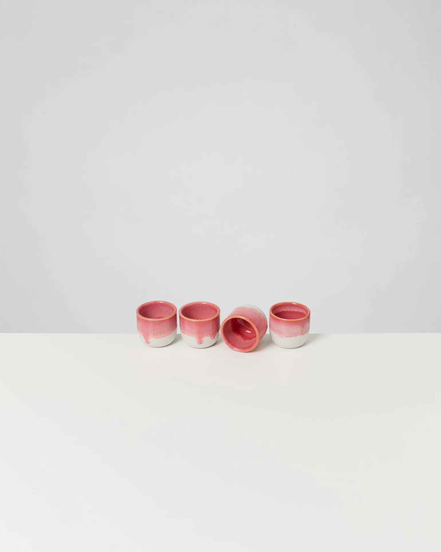 Coimbra - Set of 4 espresso cups pink cream