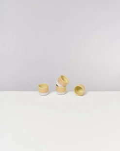 Coimbra - Set of 4 Espressocups yellow
