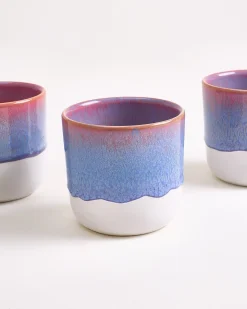 Coimbra - Set of 6 large Cups lilac pink
