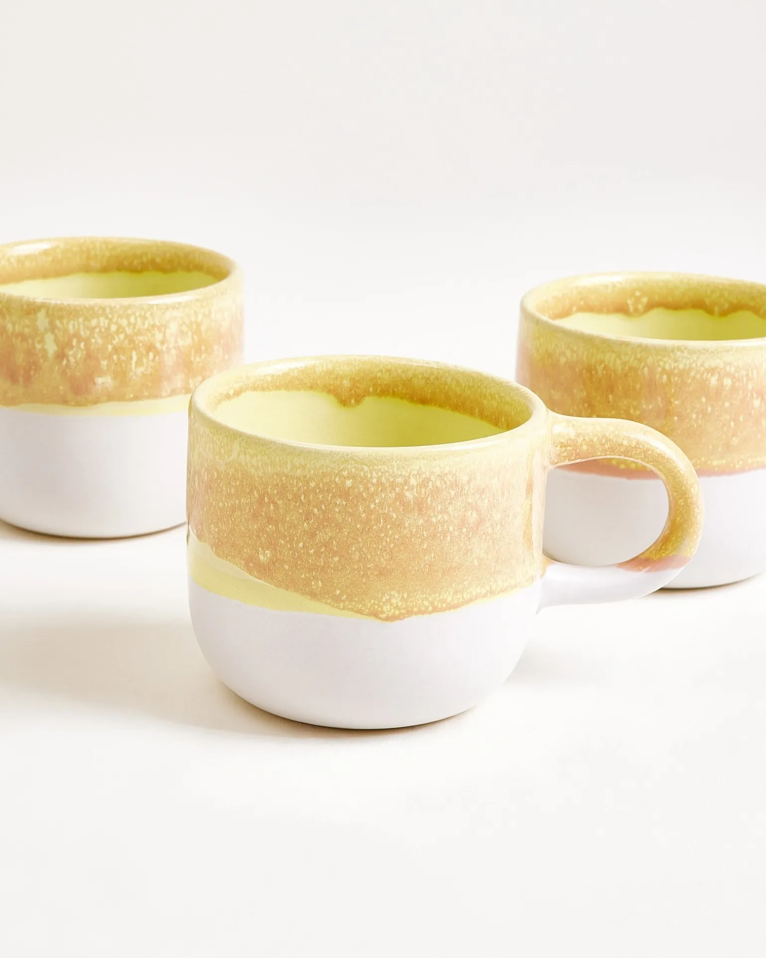 Coimbra - Set of 4 mugs small yellow