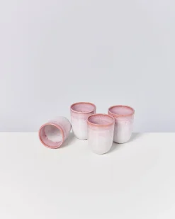 Copa Alto - Set of 4 Cups big strawberry