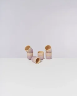 Copa Alto - Set of 6 Espressocups pastel rose