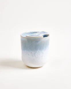 Copa Alto small cup light blue white To-Go