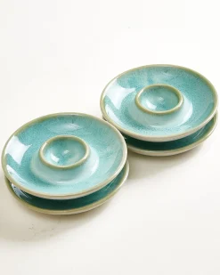 Cordoama - Easter Set of 4 egg cups mint