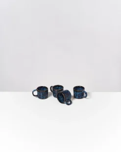 Cordoama - Espresso mug classic dark blue Set of 4