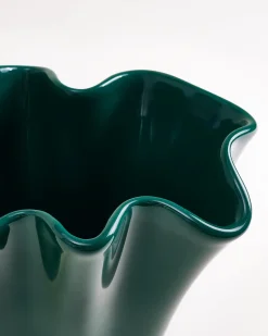 Duna vase M dark green