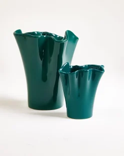 Duna vase S dark green