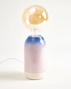 Farol - Lamp blue rose speckled