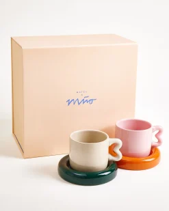 Gift set - Seia mugs with heart