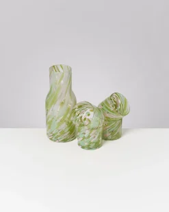Joia Drops - Set of 5 pieces small green pink