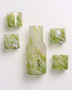 Joia Drops - Set of 5 pieces small green pink