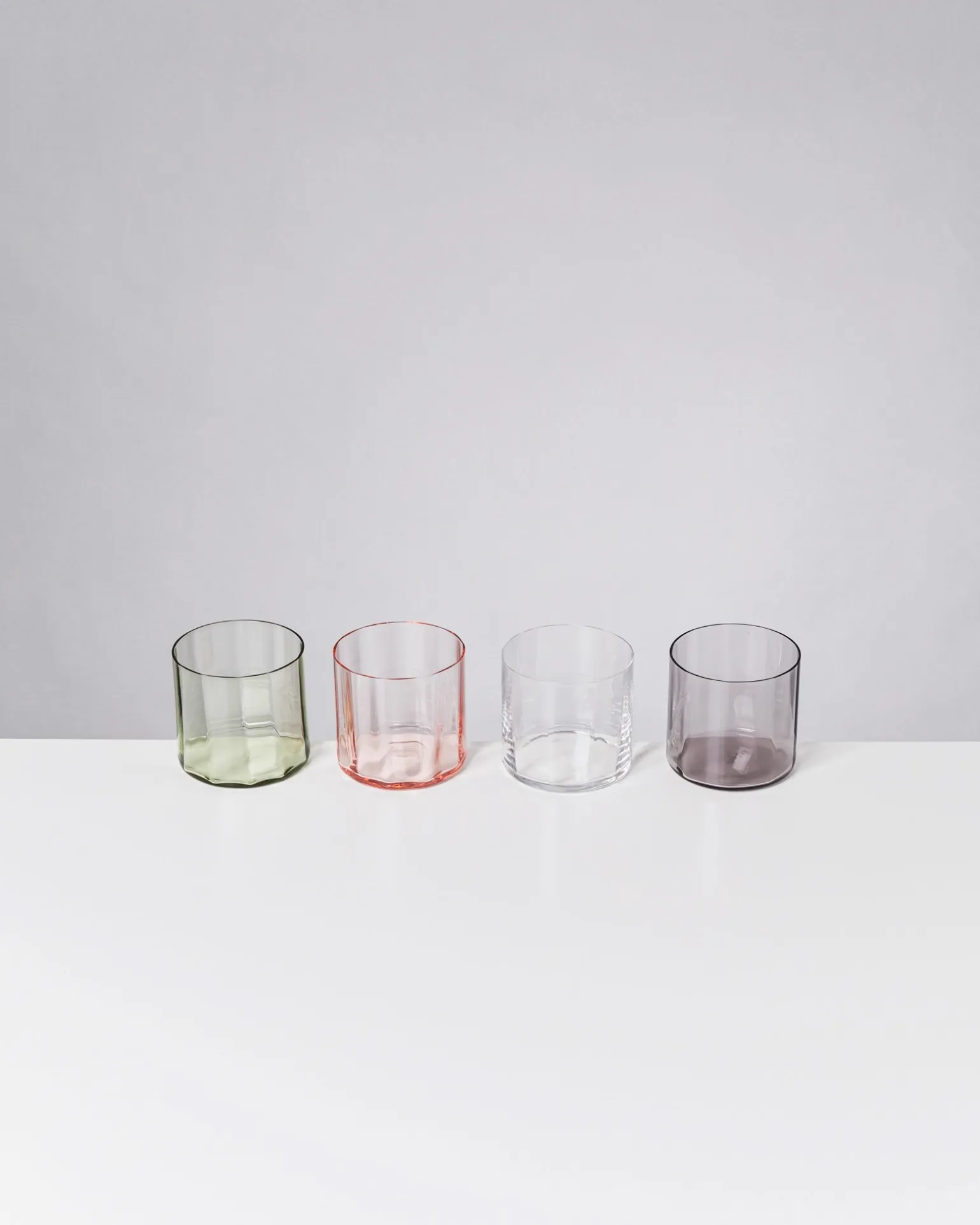 Joia Glas klein flower mix 4er-Set