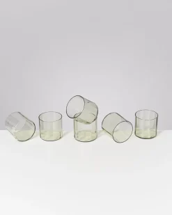 Joia - Glass small flower emerald