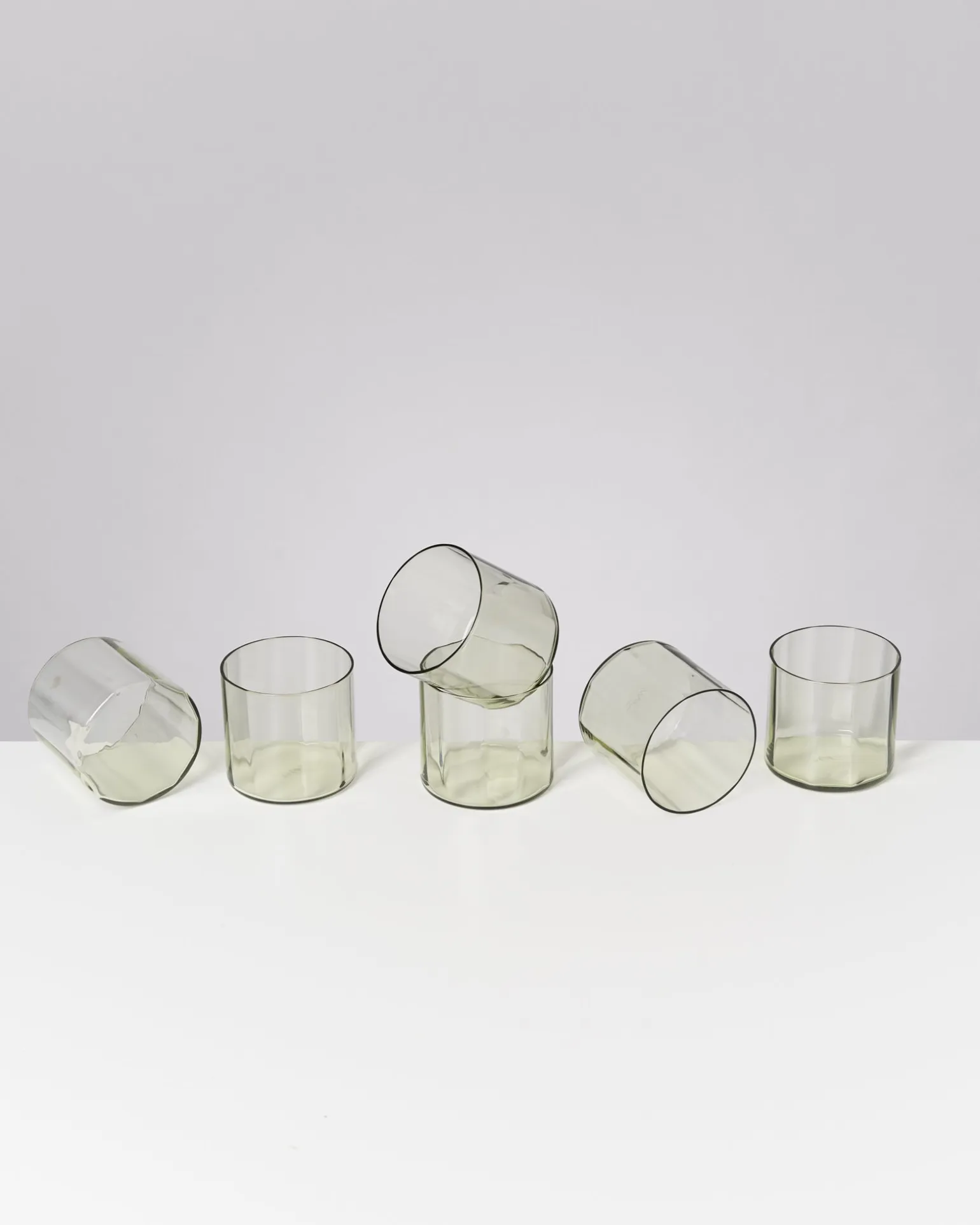 Joia - Glass small flower emerald
