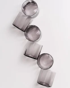 Joia - Set of 6 glasses flower amethiste
