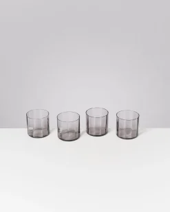 Joia - Set of 4 glasses flower amethiste