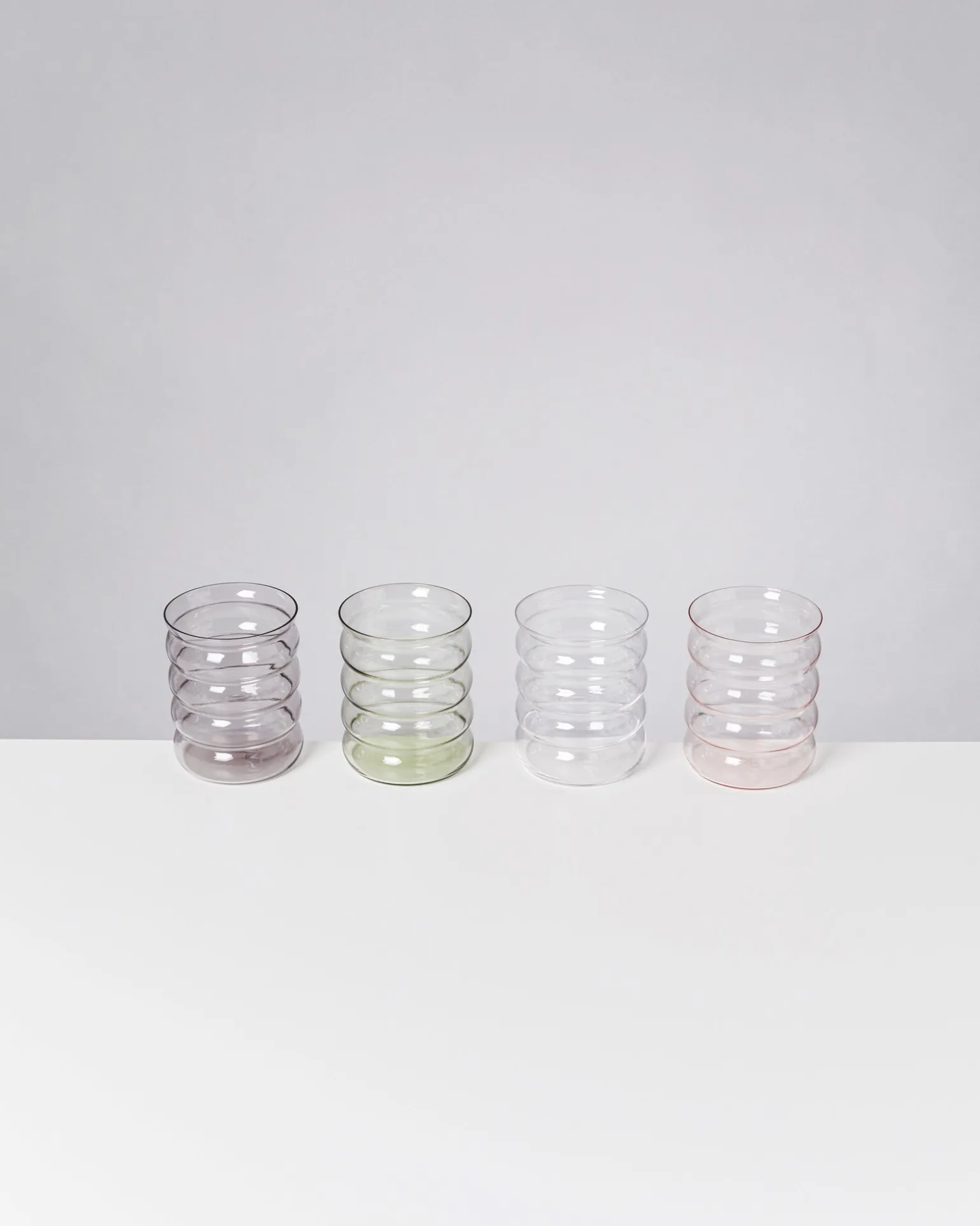 Joia - Set of 4 glasses large bubble mix