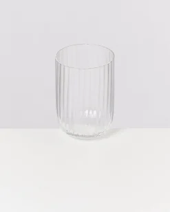 Joia - Set of 4 glasses riffled mix