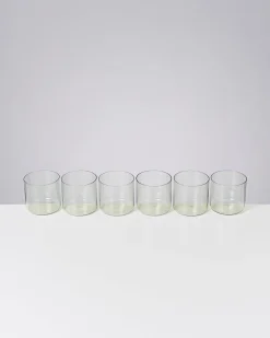 Joia - Set of 6 glass small emerald