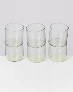 Joia - Set of 6 glass small emerald