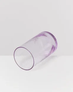 Leiria - Glass riffled purple
