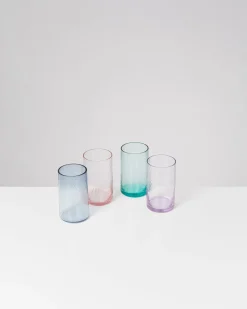Leiria - Glass riffled purple