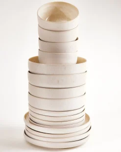 Lorosa - Tableware set modern sand 16 pieces