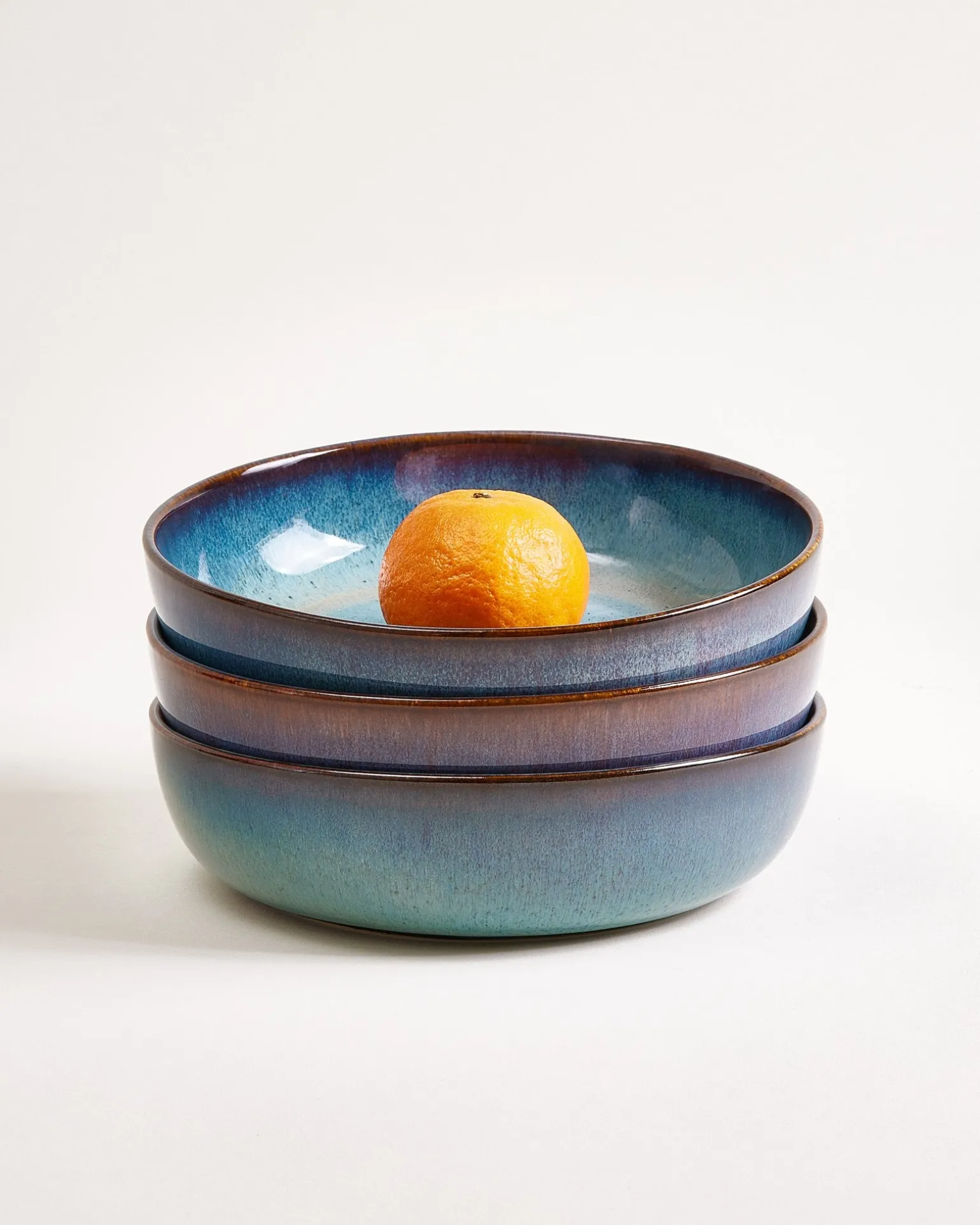 Madeira - Pasta plate modern green-blue