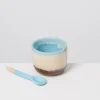 MaM x Mälzer&Fu Affogato cup & spoon light blue brown
