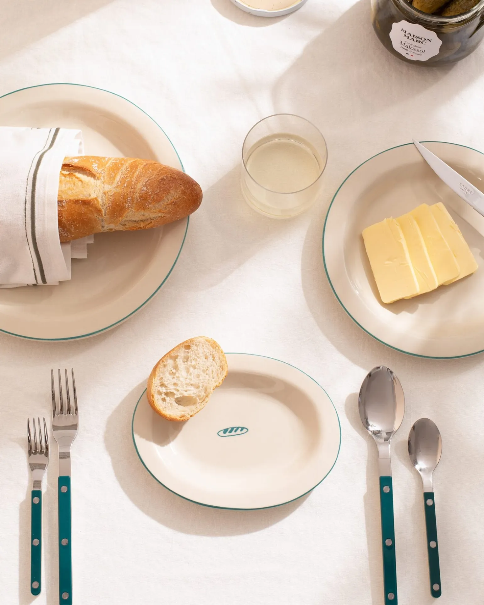 MaM x Sabre Paris - Plate set dark green 5 pieces